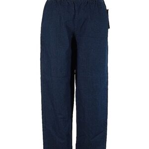 Hasting&Smith Elastic Waist Navy Blue Denim Jean Pants